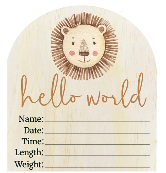 Hello world lion